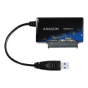 Axagon SATA USB 3.0 tasku + toiteallikas must (ADSA-FP3)