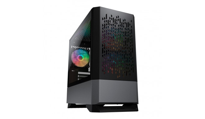 Cougar I MG 140 Air RGB must I 385JM80.0001 I korpus I mini-torn / 3 ARGB ventilaatorit / TG läbipai