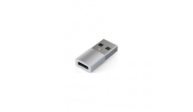 Satechi alumiinium Type-A to Type-C USB adapter hõbedane