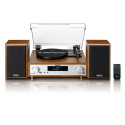 Lenco HiFi stereosüsteem vinüülplaadimängijaga, DAB+/FM-raadio ja Bluetoothiga MC-160WD stereosüstee