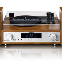 Lenco HiFi stereosüsteem vinüülplaadimängijaga, DAB+/FM-raadio ja Bluetoothiga MC-160WD stereosüstee