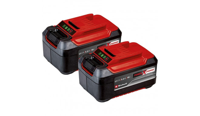 Battery set EINHELL PXC, 18 V, 2 x 5.0 Ah Li-ion