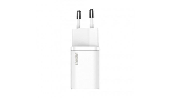 Baseus CCSUP-B02 võrgulaadija USB-C / 20W / 3A valge