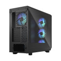Fractal Design | Meshify 2 Lite RGB TG Light Tint | Side window | Black | E-ATX | Power supply inclu