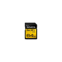 ADATA | Premier ONE | UHS-II U3 | 64 GB | SDXC | Flash memory class 10