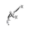 LOGILINK BP0043 LOGILINK - Dual alumium monitor desk mount,13-27, max. 9 kg