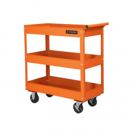 Ratastel terasest tööriistakäru 3 riiuliga Truper®