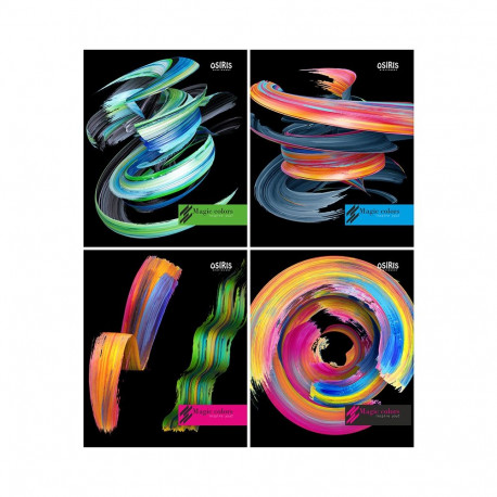 Notebook sguared 96sh. "Magic Colors"