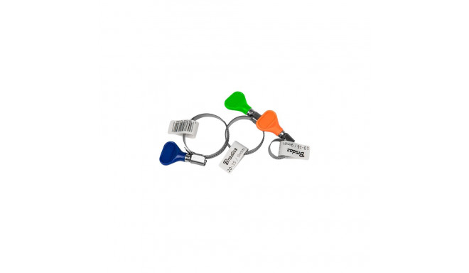 Stainless zebra hose clamp 8-12mm with butterfly key