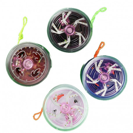 Metallist Yoyo valgusega 6 cm