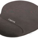 LogiLink Mauspad m. Silikon Gel Handballenauflage schwarz
