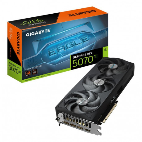 GIGABYTE graafikakaart GeForce RTX 5070 Ti EAGLE OC SFF 16G GV-N507TEAGLE OC-16GD 16GB GDDR7, 256bit