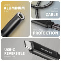 Axagon ADA-HCPD audio cable 0.1 m USB-C, 3.5 mm USB-C Black