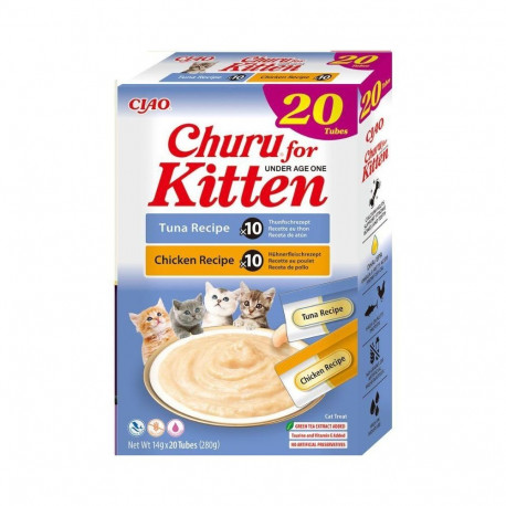 INABA Kitten Chicken and tuna - cat treats - 20x14g