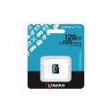 Kingston Technology 128GB microSDXC Canvas Go Plus Gen4 200R A2 U3 ühekordne pakend ilma ADP-ta
