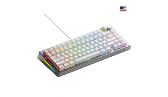 Glorious Gaming GMMK 3 PRO 75% eelkokkupandud juhtmega hõbedane – US