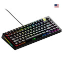 Glorious Gaming GMMK 3 PRO HE 75% eelmonteeritud juhtmega must – US