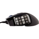 Corsair mängurihiir Scimitar RGB Elite optiline juhtmega 17 klahvi 18000 dpi must