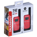 Motorola TALKABOUT T42 raadiosaatja 16 kanalit Must,Punane