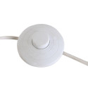 Floor Lamp DKD Home Decor Golden Metal Polyester White 50 W MDF Wood (41 x 41 x 156 cm)
