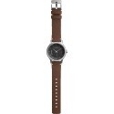 Garmin Vivomove Premium, silver/leather