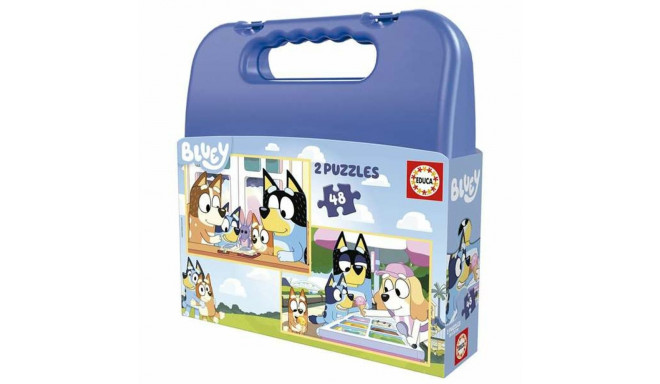 2-Puzzle Set Educa Bluey 48 Pieces