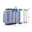 Beach Chair Color Baby 61 x 63 x  93 cm White Navy Blue