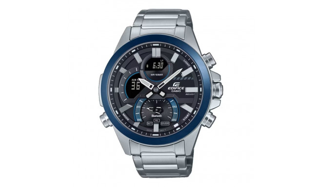 Men's Watch Casio ECB-30DB-1AEF Black Silver