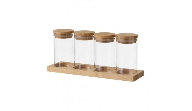 4 Tubs Transparent 220 ml (4 Units)