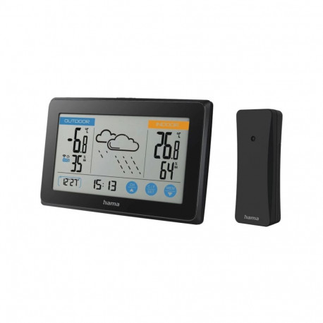 Multifunktsionaalne Ilmajaam Hama TOUCH Must