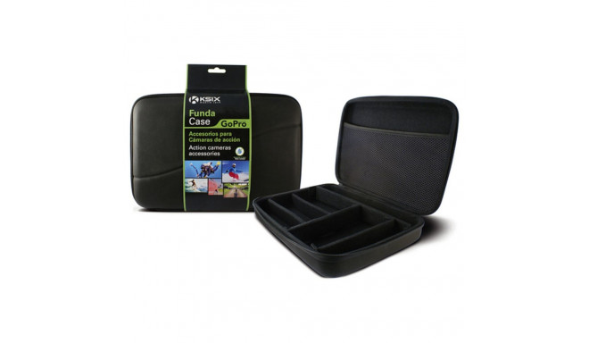 Rigid Cover for Sports Camera KSIX (24 x 17,5 x 5 cm) - Green