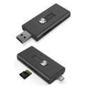 Kaardilugeja KSIX Micro SD Must
