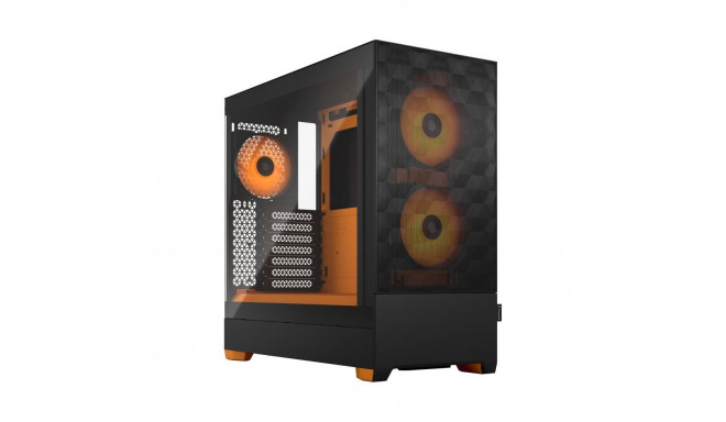 Fractal Design computer case Pop Air RGB Orange Core TG Clear Tint ATX mATX Mini ITX