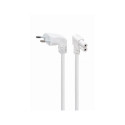 Gembird CABLE POWER EU 2.5M ANGLED/PC-184L-VDE-2.5M-W