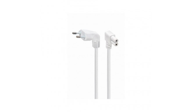 Gembird CABLE POWER EU 2.5M ANGLED/PC-184L-VDE-2.5M-W