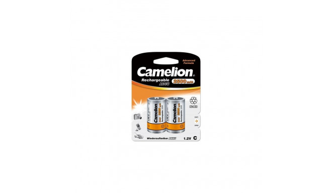 Camelion C/HR14, 2500 mAh, Rechargeable Batteries Ni-MH, 2 pc(s)