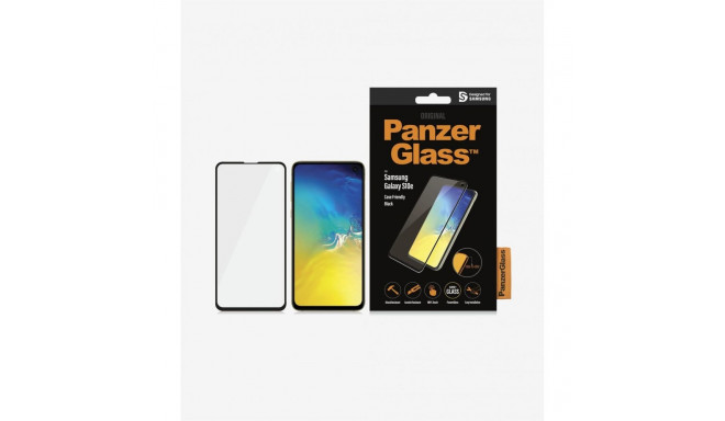 PanzerGlass - Samsung, Galaxy S10e, Glass, Black, Case Friendly
