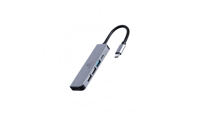Gembird I/O ADAPTER USB-C TO HDMI/USB3/5IN1 A-CM-COMBO5-03