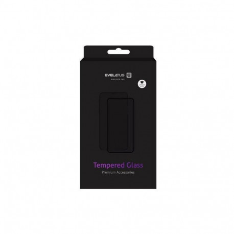 Evelatus Xiaomi Redmi Note 12 5G 2.5D Full Cover Japan Glue Glass Anti-Static Black