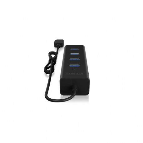 Raidsonic 4 port USB 3.0 hub IB-HUB1409-U3 Black