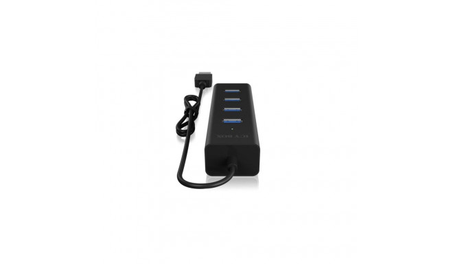 Raidsonic 4 port USB 3.0 hub IB-HUB1409-U3 Black