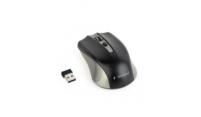 Gembird MOUSE USB OPTICAL WRL GREY/BLACK MUSW-4B-04-GB