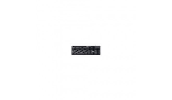 Gembird Multimedia keyboard with phone stand KB-UM-108 USB Keyboard, Wired, US, Black
