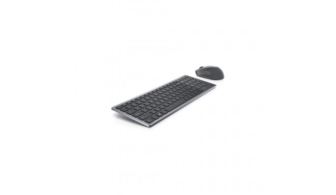 Dell KM7120W Keyboard and Mouse Set, Wireless, Batteries included, EN/LT, Titan Gray