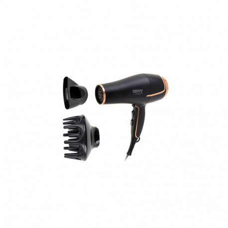 Camry Hair Dryer CR 2255 2200 W, Number of temperature settings 3, Diffuser nozzle, Black