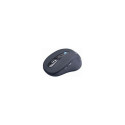 Gembird MUSWB2 Optical Bluetooth mouse, Wireless connection, 6 button, Black, Grey