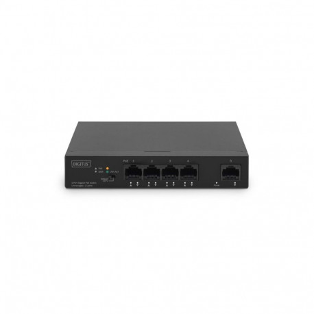 Digitus 4 Port Gigabit PoE Switch DN-95330-1 10/100/1000 Mbps (RJ-45), Unmanaged, Desktop, Ethernet