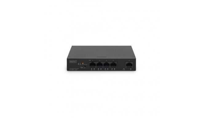 Digitus 4 Port Gigabit PoE Switch DN-95330-1 10/100/1000 Mbps (RJ-45), Unmanaged, Desktop, Ethernet 