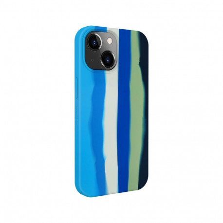 Evelatus Apple iPhone 15 Plus Silicone case Multi-Colored Blue