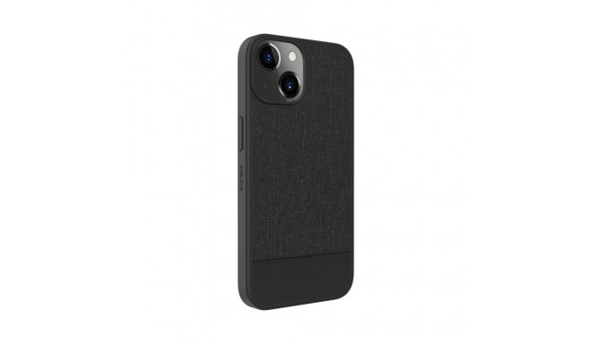 Evelatus Apple iPhone 15 Plus Plactic Leather Magsafe Back Cover Black